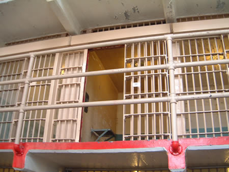 Al Capone's most frequent cell in Alcatraz